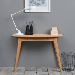 Furniture To Go Woodstock 1 Drawer Office Desk - Natural - thumbnail 1