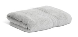 Habitat Egyptian Cotton Hand Towel - Silver - thumbnail 1