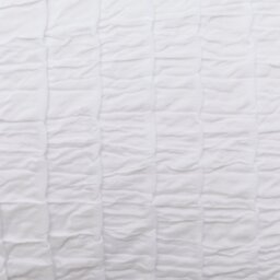 Argos Home Crinkle White Bedding Set - Double - thumbnail 2