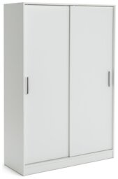 Argos Home Nova 2 Door Sliding Wardrobe - White - thumbnail 1