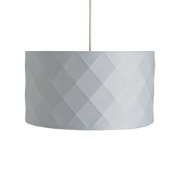 Argos Home Grey Geometric Easy Fit Lampshade - 40 cm