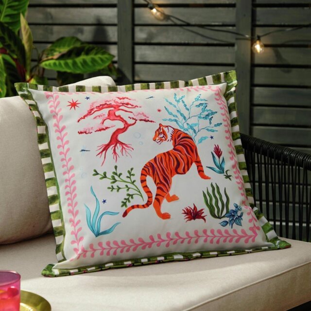 Furn Tiger Dream Multicolour Outdoor Cushion - image 1