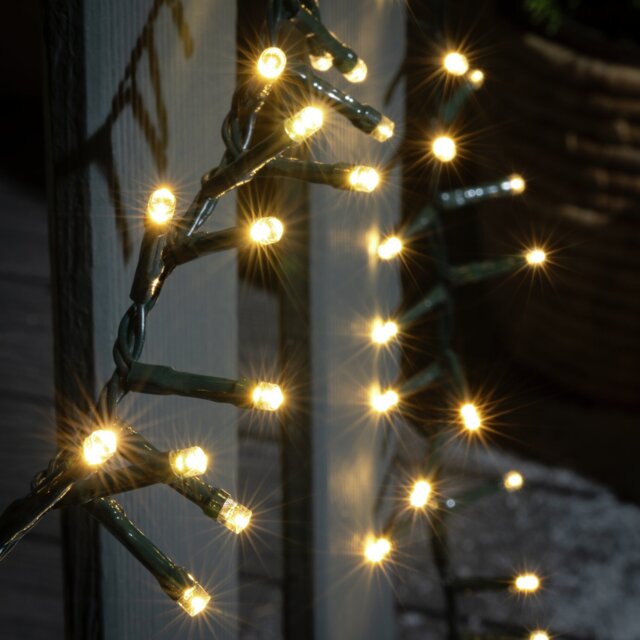 Argos Home 480 Warm White LED Christmas Cluster Lights - image 1