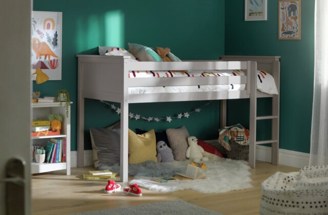Habitat Brooklyn Mid Sleeper Bed Frame - Grey - image 1