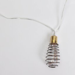 Habitat 10 Warm White Wire Wrap Bulb Solar String Lights - thumbnail 2
