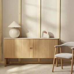 Habitat Lex 2 Door Sideboard - Natural - thumbnail 1