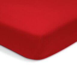 Habitat Soft and Cosy Brushed Cotton Red Fitted Sheet - KS - thumbnail 1
