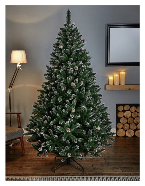 Premier Decorations 8ft Rocky Mountain Pine Christmas Tree - image 1