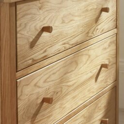 Julian Bowen Coxmoor Wide 5 Drawer Chest - Oak - thumbnail 2