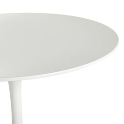 Habitat Tulip 4 Seater Round Dining Table - White - thumbnail 2