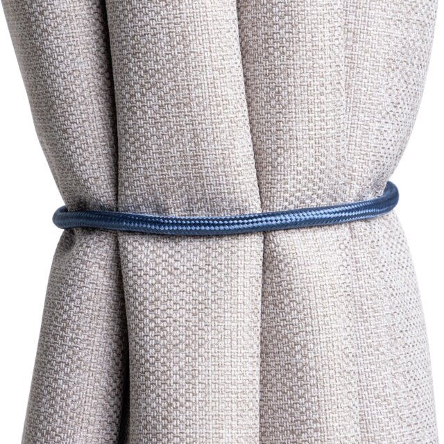 Argos Home Magnetic Tie Back Pair - Navy - image 1