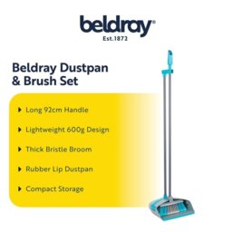 Beldray Long Handled Dustpan and Broom Set - thumbnail 2
