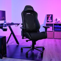 GXTrust Ruya Pro Gaming Chair - Black and Yellow