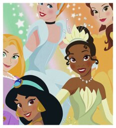 Disney Princess Beach Towel - Pink - thumbnail 2
