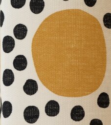 Habitat Geometric Eyelet Curtains - Yellow - 168x229cm - thumbnail 2