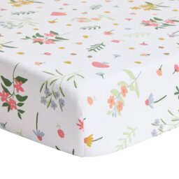 Habitat Nursery Cotton Floral Twin Pack Fitted Sheet - Crib - thumbnail 2