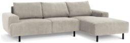 Habitat Julien Right Hand Corner Chaise Sofa - Natural - thumbnail 1