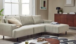Habitat Julien Right Hand Corner Chaise Sofa - Natural - thumbnail 2