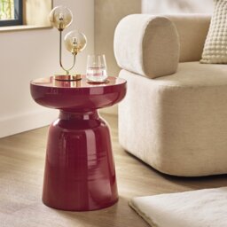 Habitat Cohen Side Table - Pomegranate - thumbnail 1
