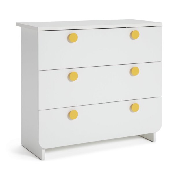 Habitat Kids Rudi 3 Chest of Drawers - White - image 1