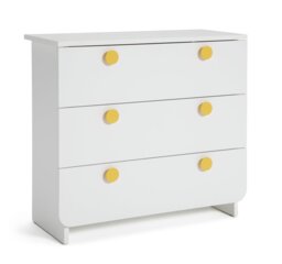 Habitat Kids Rudi 3 Chest of Drawers - White - thumbnail 1