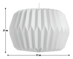 Habitat Green Paper Easy Fit Lampshade - 37cm - thumbnail 2