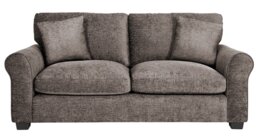 Argos Home Taylor Fabric 3 Seater Sofa - Mink - thumbnail 1