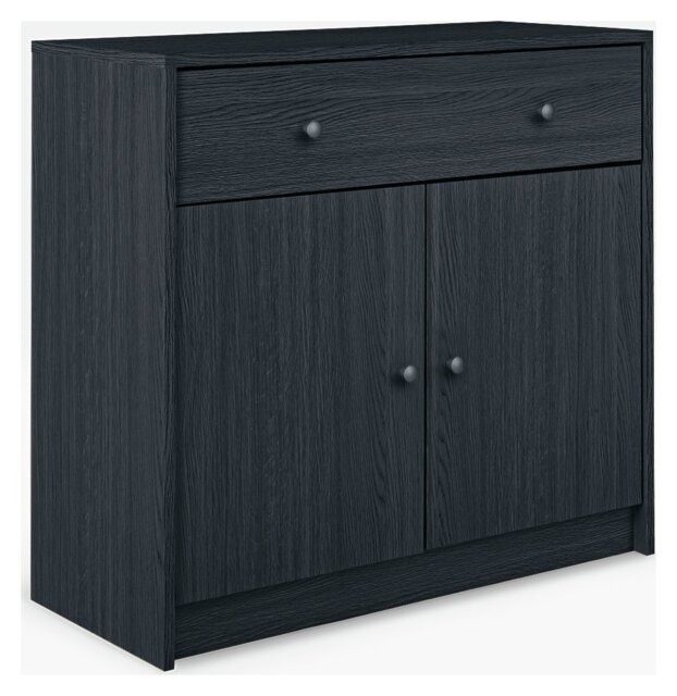 Argos Home Maine 2 Door 1 Drawer Sideboard - Black - image 1