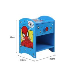 Marvel Kids Spiderman Bedside Table - Blue - thumbnail 2