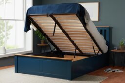 Birlea Phoenix Small Double End Lift Ottoman Bed- Navy - thumbnail 2