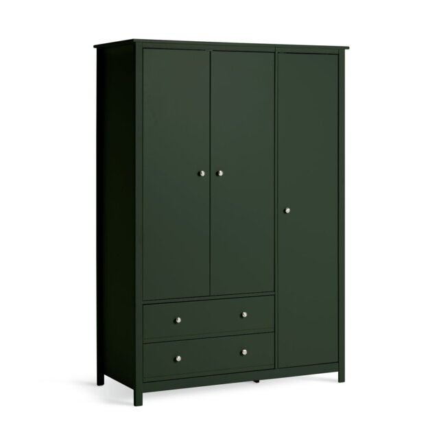 Habitat Brooklyn 3 Door Wardrobe - Green - image 1