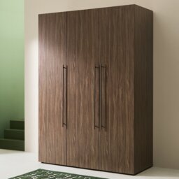 Habitat Atlas 3 Door Wardrobe - Walnut - thumbnail 1