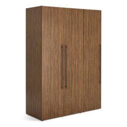 Habitat Atlas 3 Door Wardrobe - Walnut - thumbnail 2