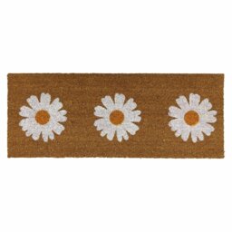 Mighty Mats Patio Latex Daisy Cut Pile Doormat - 38x98cm - thumbnail 2