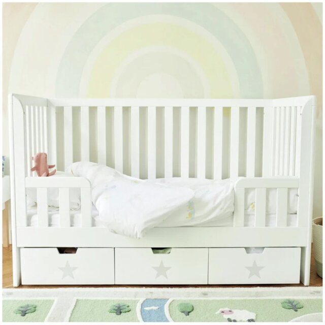 Great Little Trading Company Little Wren Cot Bed - White - image 1