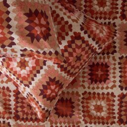 Habitat Autumnal Crochet Print Orange Bedding Set - Single - thumbnail 2