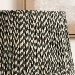 Pacific Vienna Black Mushroom Pleat Lampshade - 30cm - thumbnail 2