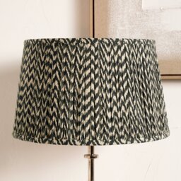 Pacific Vienna Black Mushroom Pleat Lampshade - 30cm - thumbnail 1