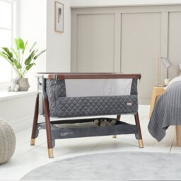 Tutti Bambini Cozee Luxe Crib Walnut Slate - thumbnail 1