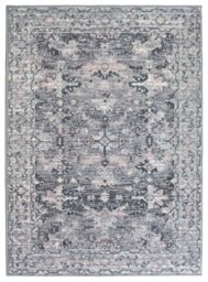 Homemaker Traditional Grey Blush Short Pile Rug - 200x290cm
