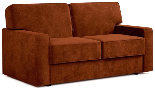 Jay-Be Linea Fabric 2 Seater Sofa Bed - Orange - image 1