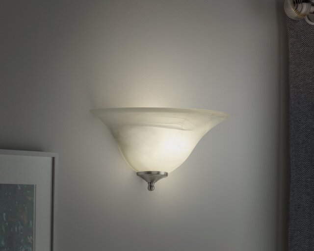 Argos Home Alabaster Glass Wall Light - image 1