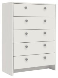 Argos Home Seville 5 Drawer Chest - White - thumbnail 1