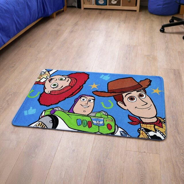 Disney Toy Story 5 Howdy Blue Rug - 65x100cm - image 1