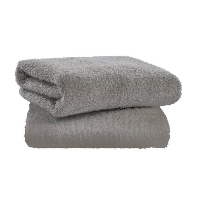 Home Essentials Plain 2 Pack Hand Towels - Grey - image 1