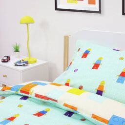 LEGO Brick Cream Kids Bedding Set - Single - thumbnail 2