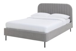 Argos Home Fulford Kingsize Fabric Bed Frame - Grey - thumbnail 2