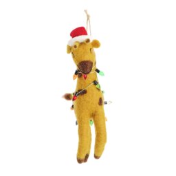 Habitat Single Giraffe in Lights Christmas Hanging Ornament - thumbnail 2