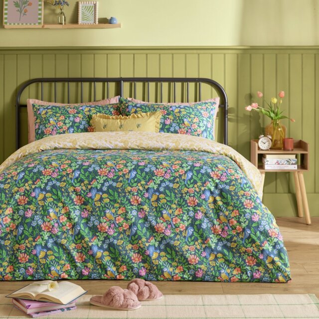 Furn Emerie Navy Bedding Set - Single - image 1