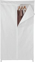 Argos Home Single Fabric Covered Clothes Rail - White - thumbnail 2